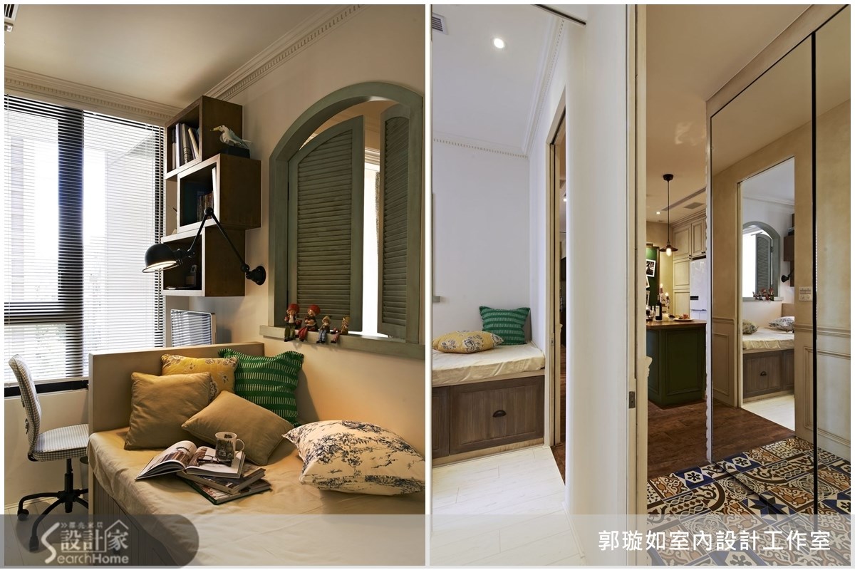 這是一間在景美的 17 坪屋宅,屋主擔任導遊的工作,設